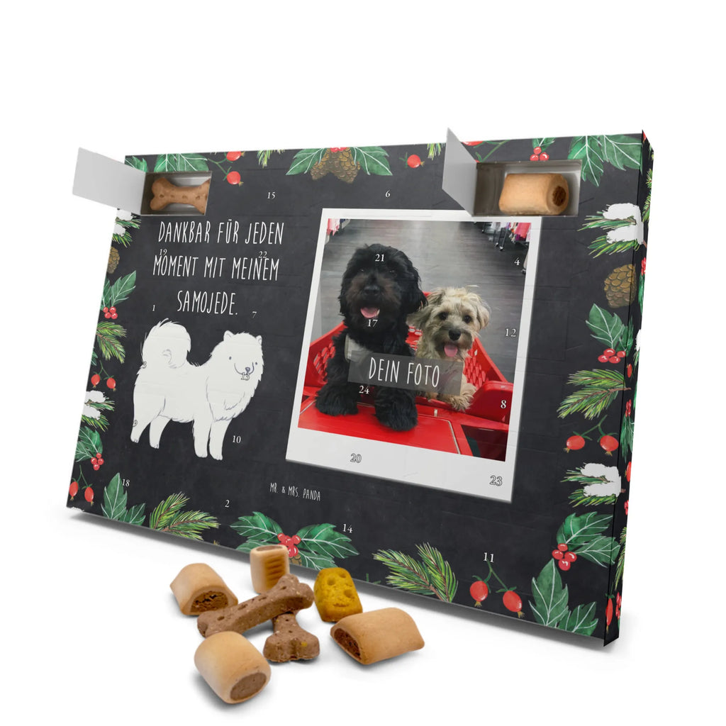 Personalisierter Hunde Foto Adventskalender Samojede Moment Personalisierter Hunde Foto Adventskalender, Hund, Hunderasse, Rassehund, Hundebesitzer, Geschenk, Tierfreund, Schenken, Welpe, Samojede, Samojedenhund, Samojedenspitz