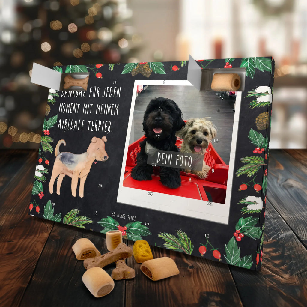 Personalisierter Hunde Foto Adventskalender Airedale Terrier Moment Personalisierter Hunde Foto Adventskalender, Hund, Hunderasse, Rassehund, Hundebesitzer, Geschenk, Tierfreund, Schenken, Welpe, Airedale Terrier