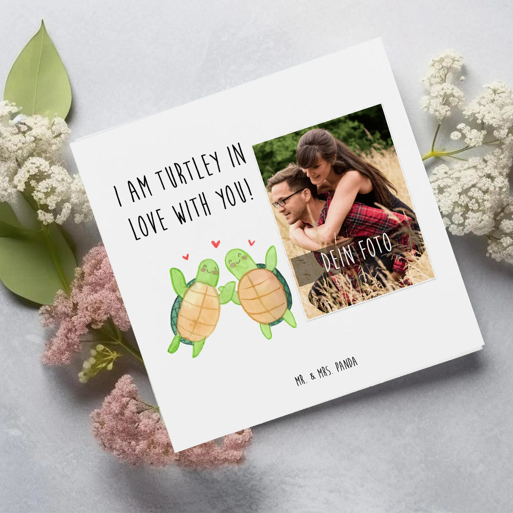 Personalisierte Foto Deluxe Karte Schildkröten Paar Personalisierte Foto Grußkarte, Liebe, Partner, Freund, Freundin, Ehemann, Ehefrau, Heiraten, Verlobung, Heiratsantrag, Liebesgeschenk, Jahrestag, Hocheitstag, Valentinstag, Geschenk für Frauen, Hochzeitstag, Mitbringsel, Geschenk für Freundin, Geschenk für Partner, Liebesbeweis, für Männer, für Ehemann