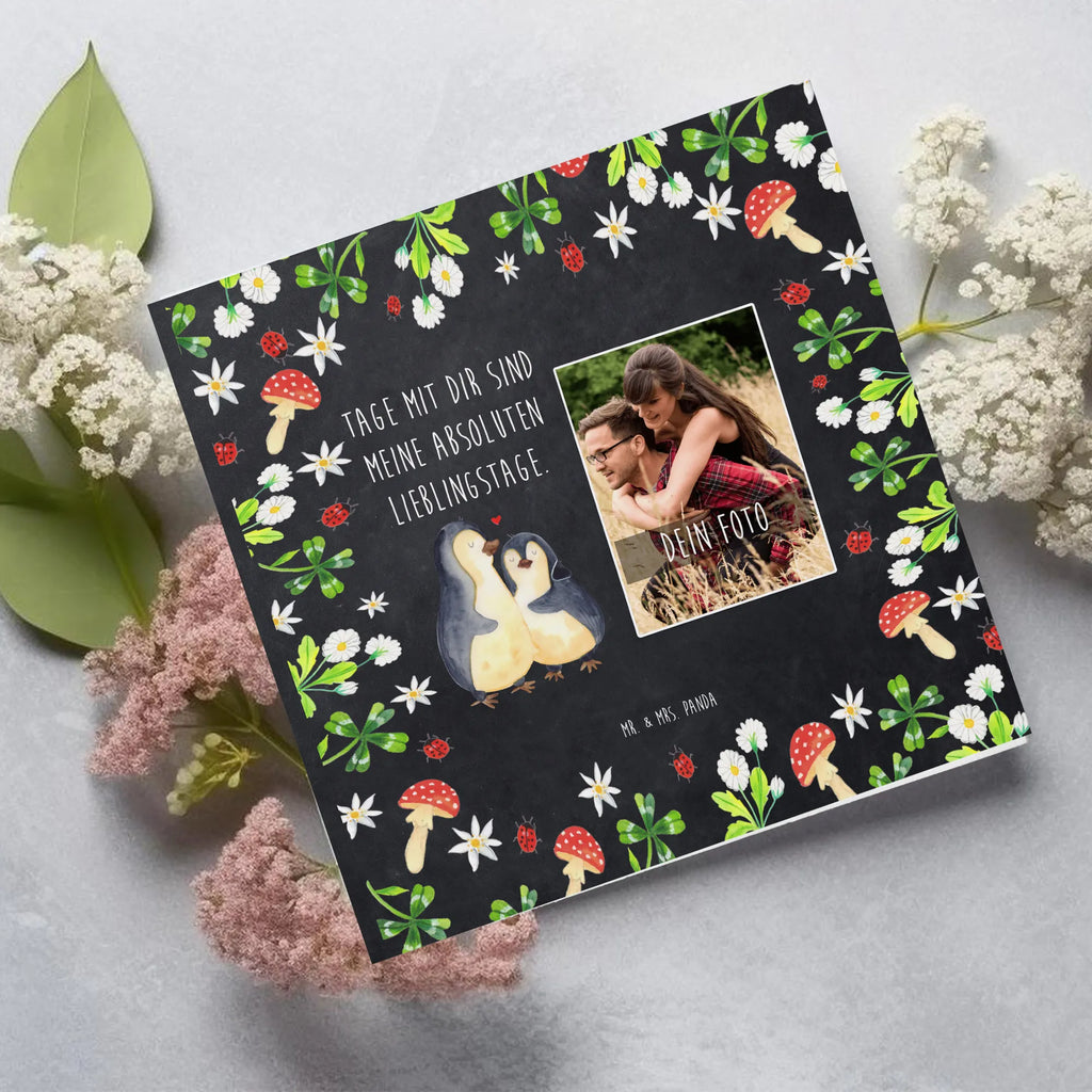 Personalisierte Foto Deluxe Karte Pinguin umarmen Personalisierte Foto Grußkarte, Pinguin, Liebe, Liebespaar, Liebesbeweis, Liebesgeschenk, Verlobung, Jahrestag, Hochzeitstag, Hochzeit, Hochzeitsgeschenk