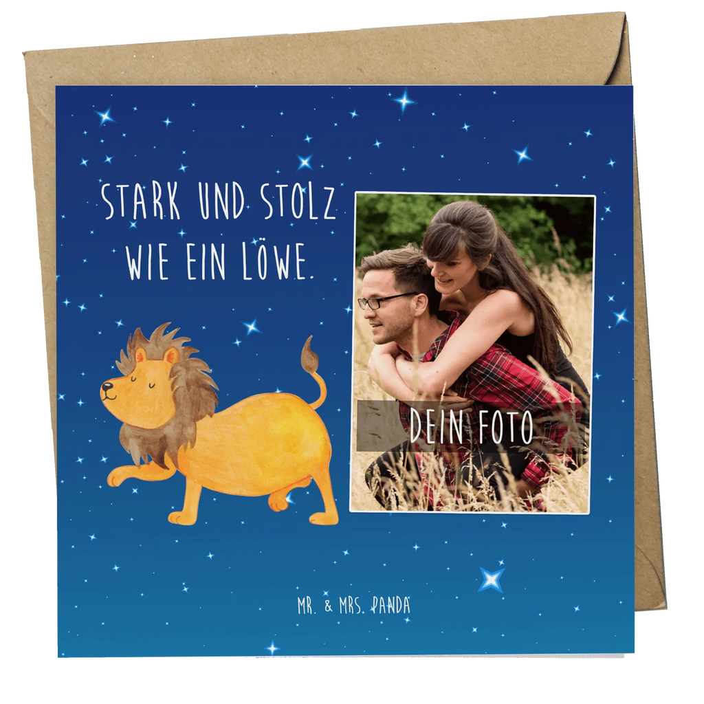 Personalisierte Foto Deluxe Karte Sternzeichen Löwe Personalisierte Foto Grußkarte, Tierkreiszeichen, Sternzeichen, Horoskop, Astrologie, Aszendent, Löwe Geschenk, Löwe Sternzeichen, Geschenk Juli, Geburtstag Juli, Geschenk August, Geburtstag August, König der Tiere