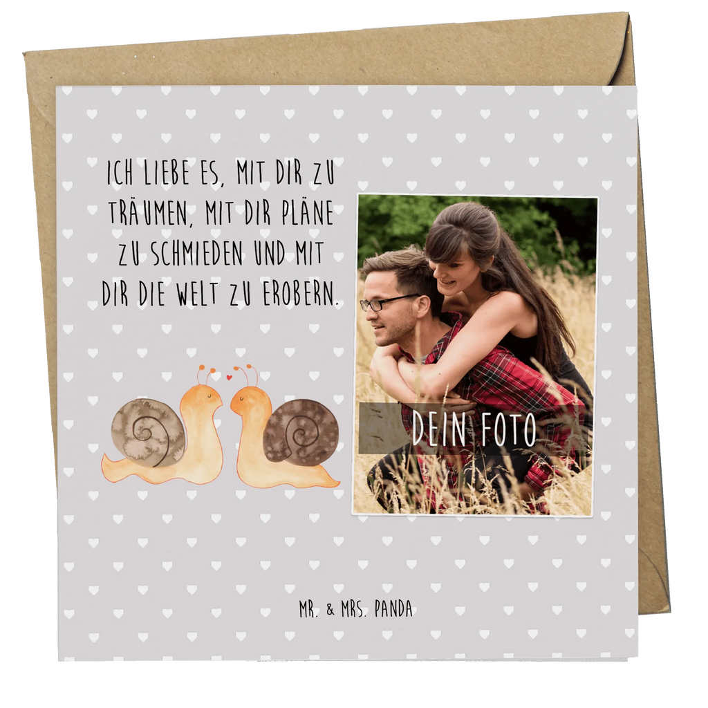 Personalisierte Foto Deluxe Karte Schnecken Liebe Personalisierte Foto Grußkarte, Liebe, Partner, Freund, Freundin, Ehemann, Ehefrau, Heiraten, Verlobung, Heiratsantrag, Liebesgeschenk, Jahrestag, Hocheitstag