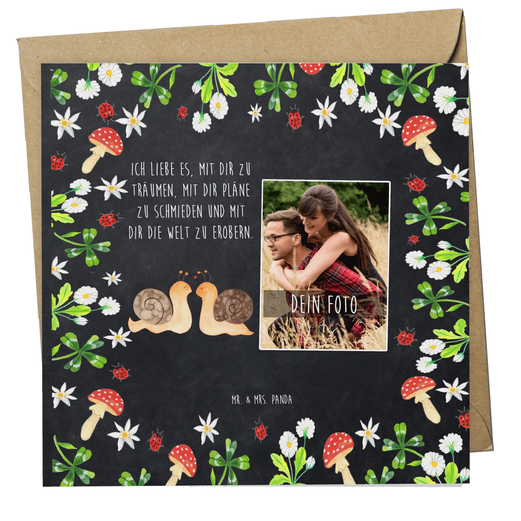 Personalisierte Foto Deluxe Karte Schnecken Liebe Personalisierte Foto Grußkarte, Liebe, Partner, Freund, Freundin, Ehemann, Ehefrau, Heiraten, Verlobung, Heiratsantrag, Liebesgeschenk, Jahrestag, Hocheitstag