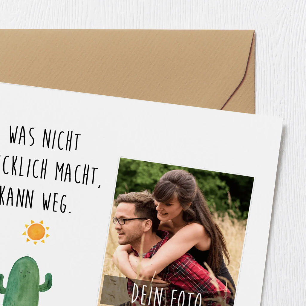 Personalisierte Foto Deluxe Karte Kaktus Sonne Personalisierte Foto Grußkarte, Kaktus, Kakteen, Liebe Kaktusliebe, Sonne, Sonnenschein, Glück, glücklich, Motivation, Neustart, Trennung, Ehebruch, Scheidung, Freundin, Liebeskummer, Liebeskummer Geschenk, Geschenkidee