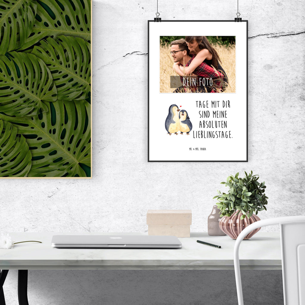 Personalisiertes Foto Poster Pinguin umarmen Personalisiertes Foto Poster, Pinguin, Liebe, Liebespaar, Liebesbeweis, Liebesgeschenk, Verlobung, Jahrestag, Hochzeitstag, Hochzeit, Hochzeitsgeschenk