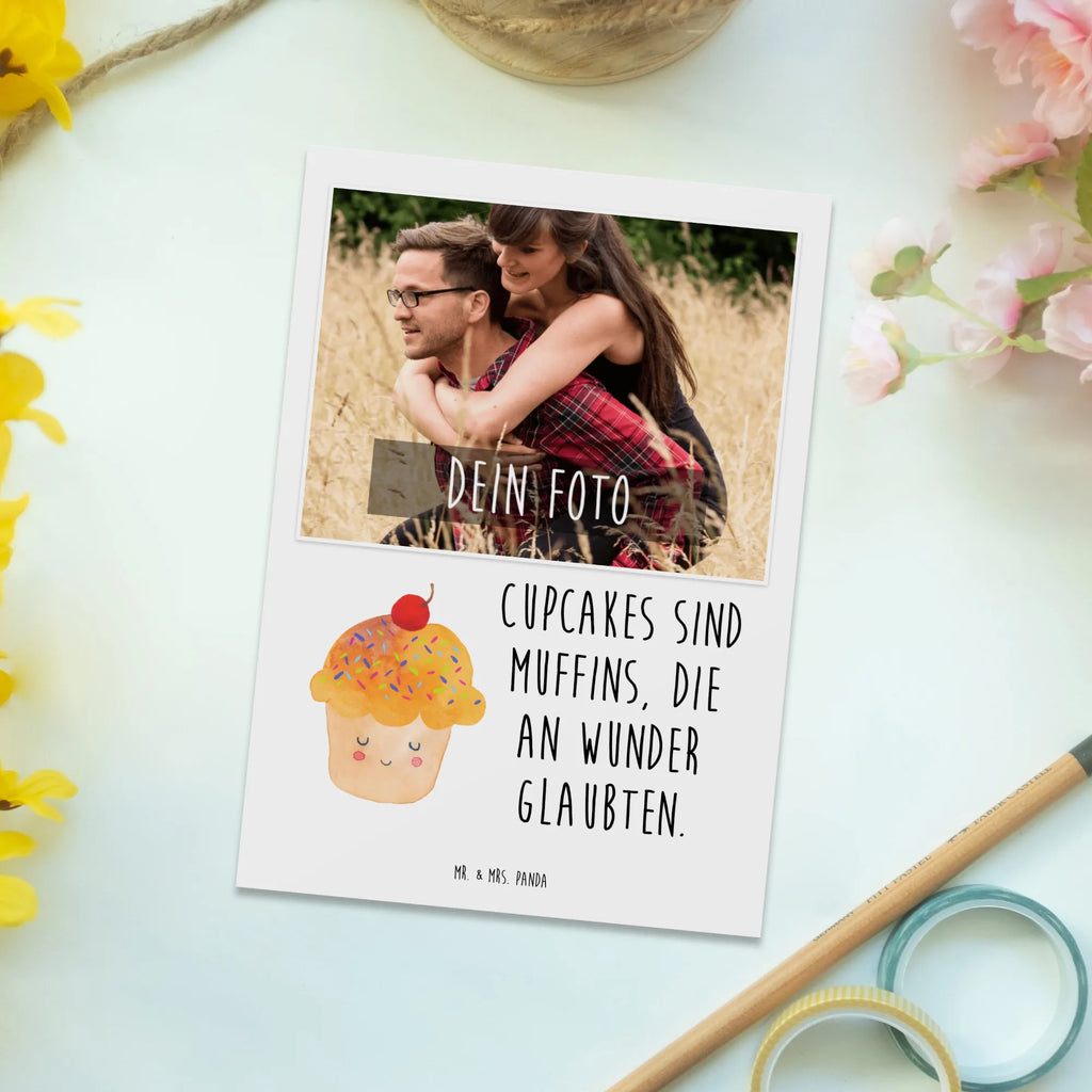 Personalisierte Foto Postkarte Cupcake Personalisierte Foto Postkarte, Tiermotive, Gute Laune, lustige Sprüche, Tiere, Cupcakes, Muffin, Wunder, Küche Deko, Küche Spruch, Backen Geschenk, Geschenk Koch, Motivation Sprüche