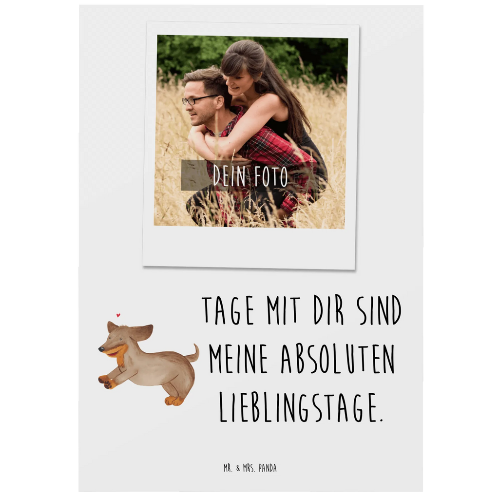 Personalisierte Foto Postkarte Hund Dackel Personalisierte Foto Postkarte, Hund, Hundemotiv, Haustier, Hunderasse, Tierliebhaber, Hundebesitzer, Sprüche, Hunde, Dackel, Dachshund, happy dog