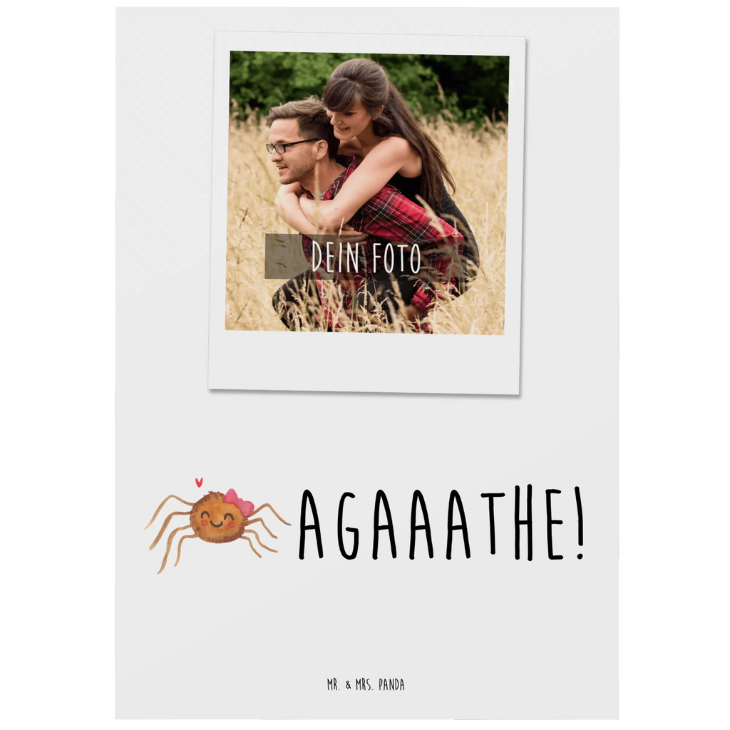 Personalisierte Foto Postkarte Spinne Agathe Freude Personalisierte Foto Postkarte, Spinne Agathe, Spinne, Agathe, Videos, Merchandise, Viral, Viraler Hit, Trend, Beliebte Spinne