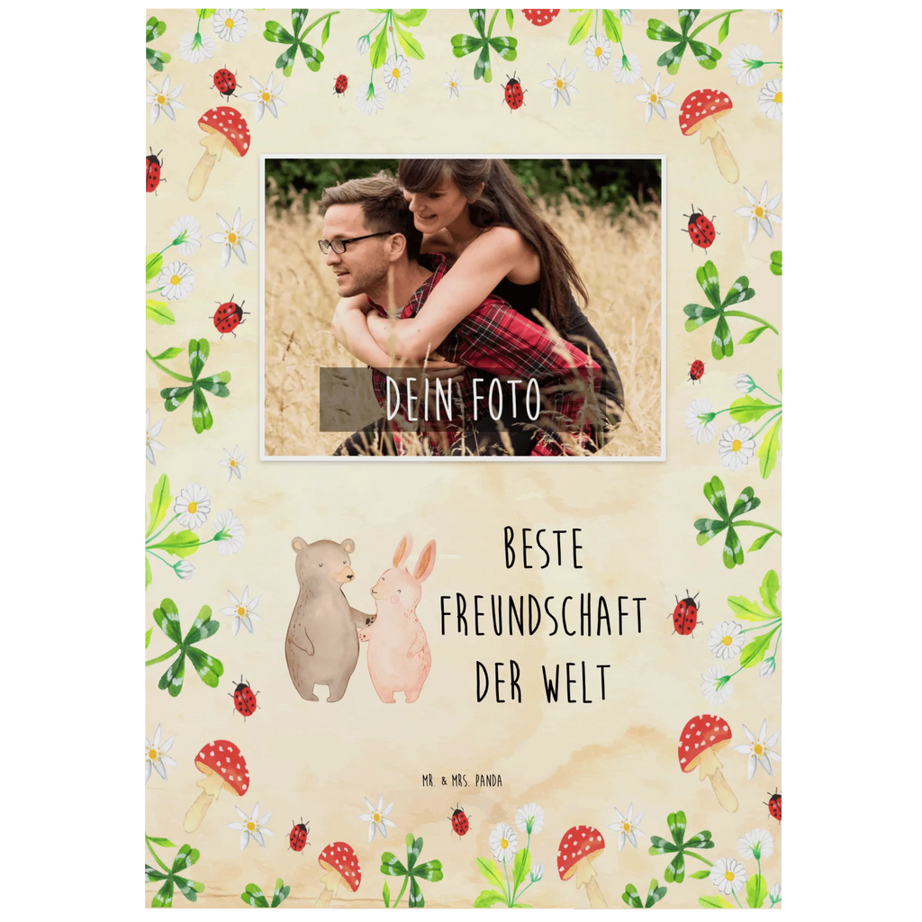 Personalisierte Foto Postkarte Hase Beste Freundschaft der Welt Personalisierte Foto Postkarte, für, Dankeschön, Geschenk, Schenken, Geburtstag, Geburtstagsgeschenk, Geschenkidee, Danke, Bedanken, Mitbringsel, Freude machen, Geschenktipp, Freundschaft, Freunde, Freunde fürs Leben, best friends, Freundin, Freund, Clique, Kumpel, bae, bff