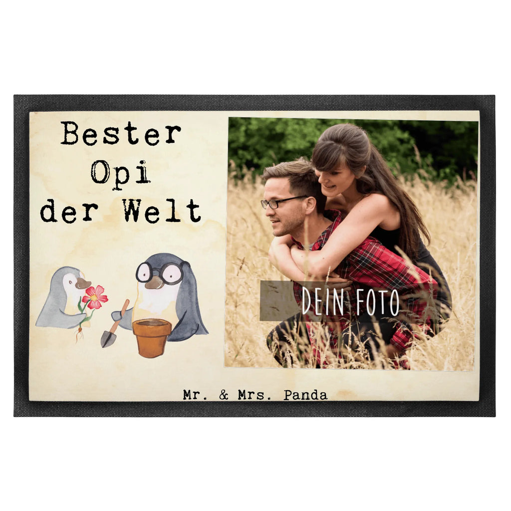 Personalisierte Foto Fußmatte Pinguin Bester Opi der Welt Personalisierte Foto Fußmatte, für, Dankeschön, Geschenk, Schenken, Geburtstag, Geburtstagsgeschenk, Geschenkidee, Danke, Bedanken, Mitbringsel, Freude machen, Geschenktipp, Großvater, Grossvater, Opa, Opi. Großpapa, Großeltern, Nichte, Neffe, Kleinigkeit, Oppa, Oppi, Bester