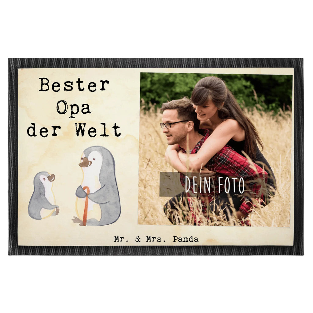 Personalisierte Foto Fußmatte Pinguin Bester Opa der Welt Personalisierte Foto Fußmatte, für, Dankeschön, Geschenk, Schenken, Geburtstag, Geburtstagsgeschenk, Geschenkidee, Danke, Bedanken, Mitbringsel, Freude machen, Geschenktipp, Großvater, Grossvater, Opa, Opi. Großpapa, Großeltern, Enkel, Enkelin, Enkelkind, Kleinigkeit, Oppa, Oppi, Bester