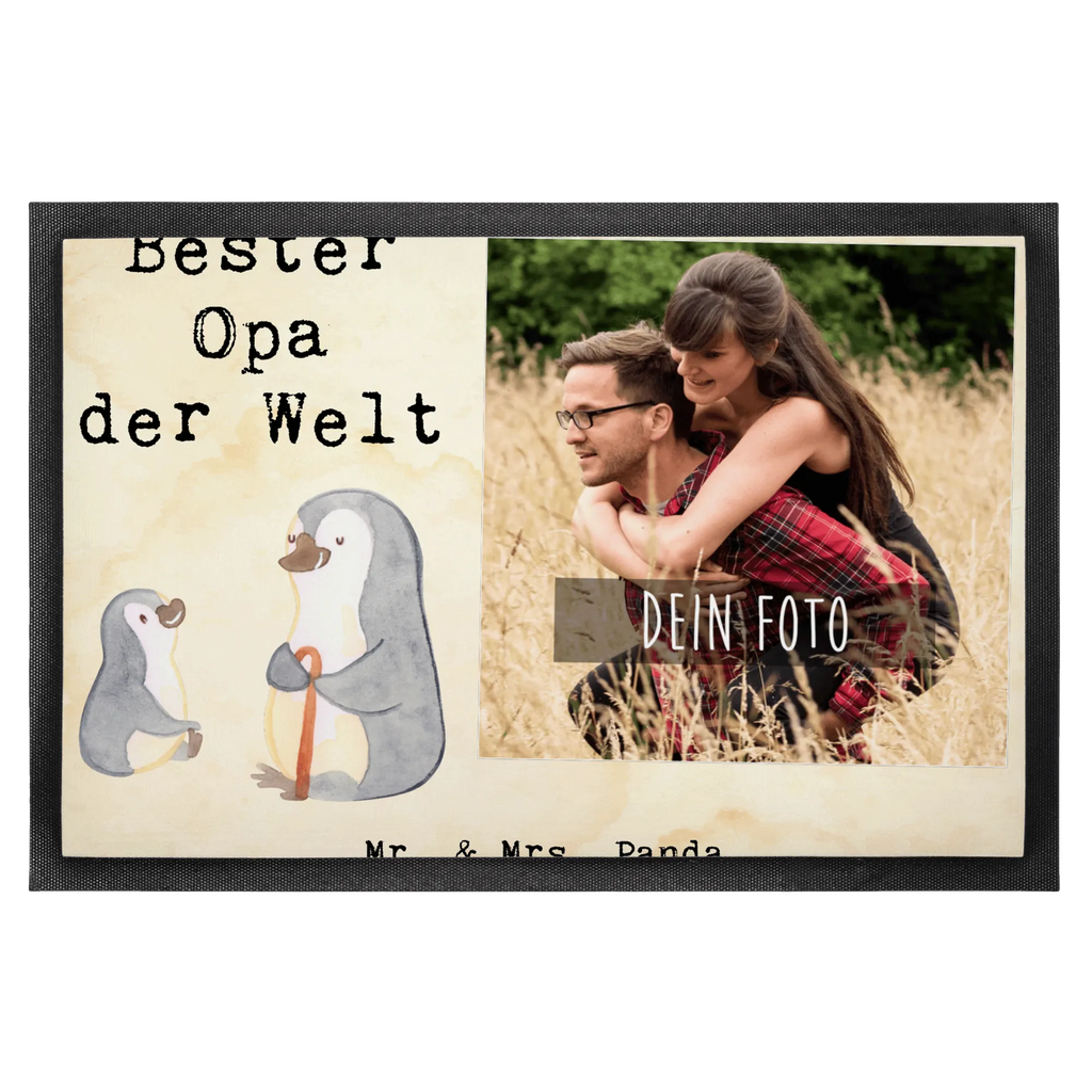 Personalisierte Foto Fußmatte Pinguin Bester Opa der Welt Personalisierte Foto Fußmatte, für, Dankeschön, Geschenk, Schenken, Geburtstag, Geburtstagsgeschenk, Geschenkidee, Danke, Bedanken, Mitbringsel, Freude machen, Geschenktipp, Großvater, Grossvater, Opa, Opi. Großpapa, Großeltern, Enkel, Enkelin, Enkelkind, Kleinigkeit, Oppa, Oppi, Bester