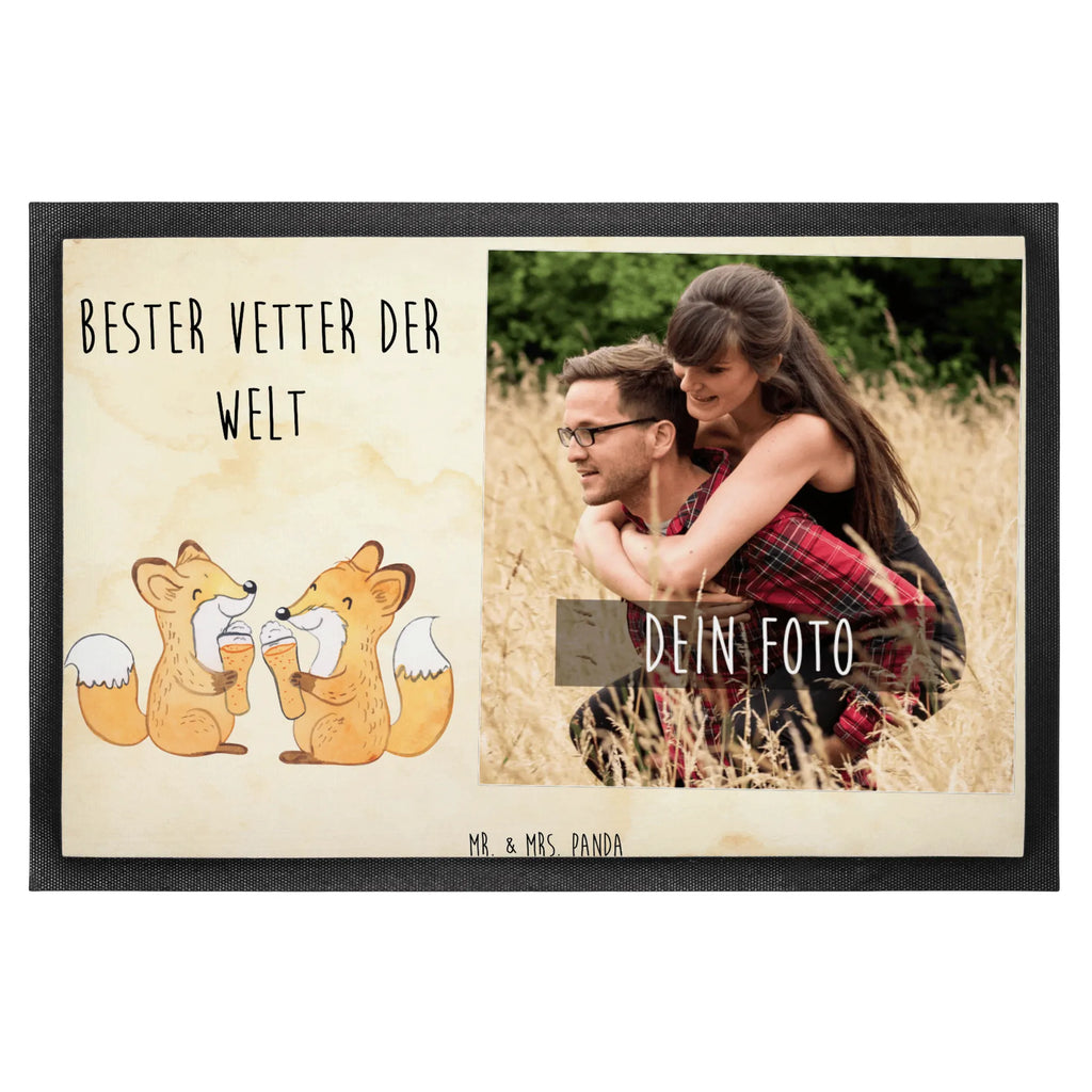 Personalisierte Foto Fußmatte Fuchs Bester Vetter der Welt Personalisierte Foto Fußmatte, für, Dankeschön, Geschenk, Schenken, Geburtstag, Geburtstagsgeschenk, Geschenkidee, Danke, Bedanken, Mitbringsel, Freude machen, Geschenktipp, Vetter, Cousin, Kousin, Sohn von Onkel, Sohn von Tante, Familie, Verwandtschaft, Cousine