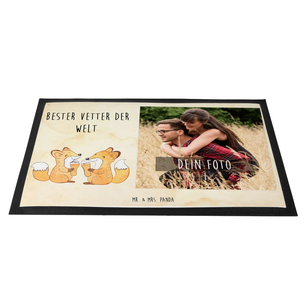 Personalisierte Foto Fußmatte Fuchs Bester Vetter der Welt Personalisierte Foto Fußmatte, für, Dankeschön, Geschenk, Schenken, Geburtstag, Geburtstagsgeschenk, Geschenkidee, Danke, Bedanken, Mitbringsel, Freude machen, Geschenktipp, Vetter, Cousin, Kousin, Sohn von Onkel, Sohn von Tante, Familie, Verwandtschaft, Cousine