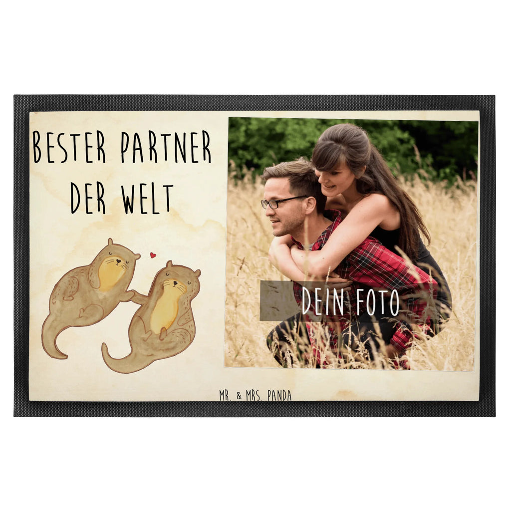 Personalisierte Foto Fußmatte Otter Bester Partner der Welt Personalisierte Foto Fußmatte, für, Dankeschön, Geschenk, Schenken, Geburtstag, Geburtstagsgeschenk, Geschenkidee, Danke, Bedanken, Mitbringsel, Freude machen, Geschenktipp, Partner, Ehepartner, Mann, Frau, Ehefrau, Ehemann. Freundin, Freund, Lebensgefährte, Paar, Liebe