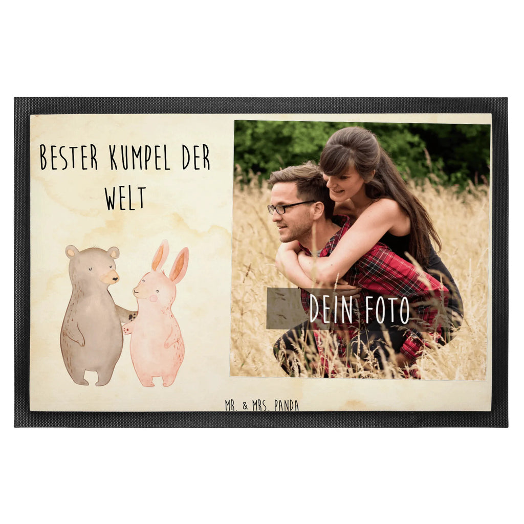 Personalisierte Foto Fußmatte Hase Bester Kumpel der Welt Personalisierte Foto Fußmatte, für, Dankeschön, Geschenk, Schenken, Geburtstag, Geburtstagsgeschenk, Geschenkidee, Danke, Bedanken, Mitbringsel, Freude machen, Geschenktipp, Kumpel, Kumpane, bester Freund, Bro, Buddy, Kollege, best friends, Freundschaft, Liebster, Bester