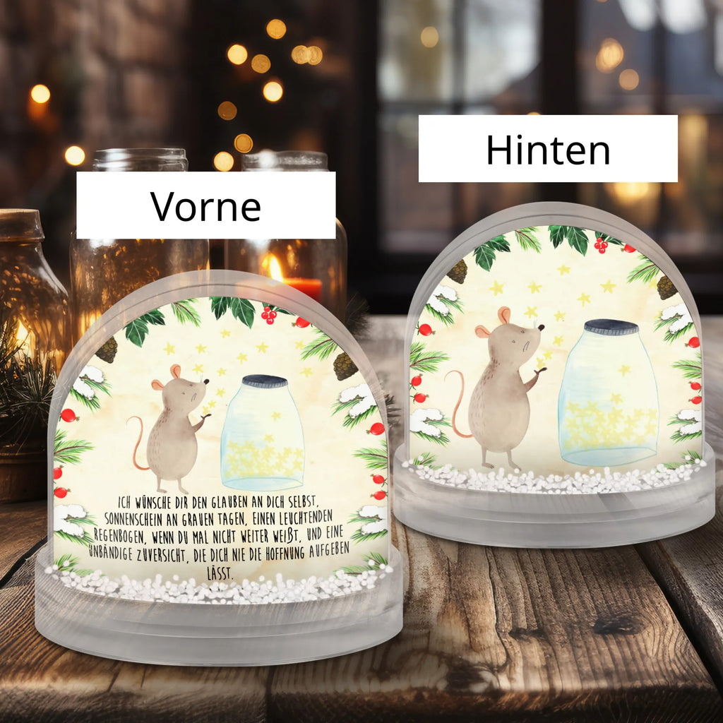 Schneekugel Maus Sterne Schneekugel, Schüttelkugel, Wunderkugel, Tiermotive, Gute Laune, lustige Sprüche, Tiere, Maus, Sterne, Wunsch, Kind, Taufe, Taufgeschenk, Geburt, Schwangerschaft, erstes Kind, Kindergeburtstag, Geburtstag, Hoffnung, Träume