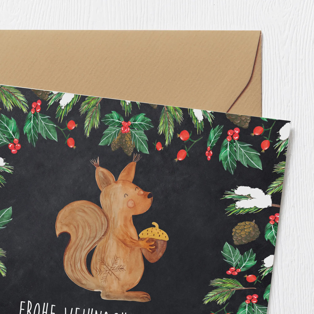 Deluxe Karte Eichhörnchen Weihnachten Karte, Grußkarte, Klappkarte, Einladungskarte, Glückwunschkarte, Hochzeitskarte, Geburtstagskarte, Hochwertige Grußkarte, Hochwertige Klappkarte, Winter, Weihnachten, Weihnachtsdeko, Nikolaus, Advent, Heiligabend, Wintermotiv, Frohe Weihnachten, Frohes neues Jahr, Guten Rutsch, Weihnachtsmotiv, Weihnachtsgruß, Neujahr, Vogel