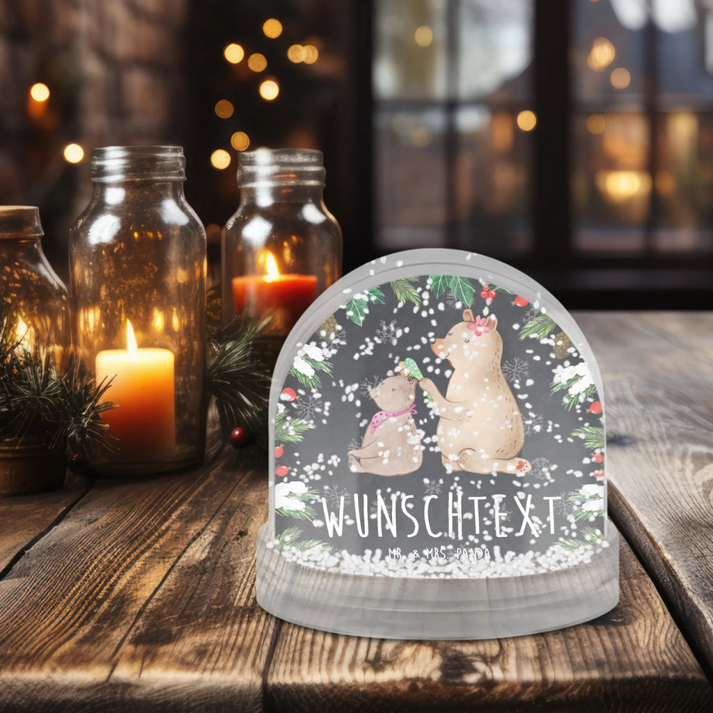 Personalisierte Schneekugel Bär Kind Personalisierte Schneekugel, Personalisierte Schüttelkugel, Personalisierte  Wunderkugel, Familie, Vatertag, Muttertag, Bruder, Schwester, Mama, Papa, Oma, Opa, Geschenk, Mutti, Mutter