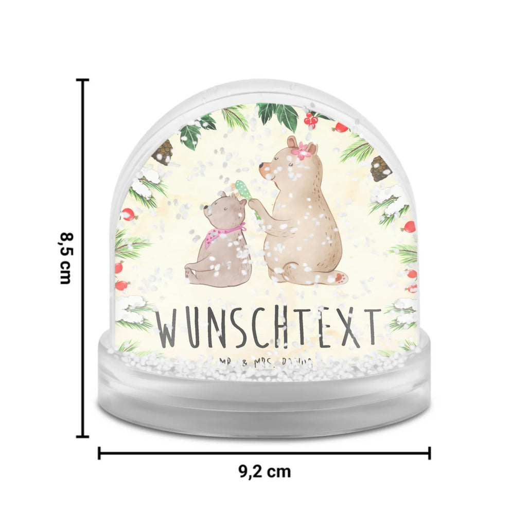 Personalisierte Schneekugel Bär Kind Personalisierte Schneekugel, Personalisierte Schüttelkugel, Personalisierte  Wunderkugel, Familie, Vatertag, Muttertag, Bruder, Schwester, Mama, Papa, Oma, Opa, Geschenk, Mutti, Mutter