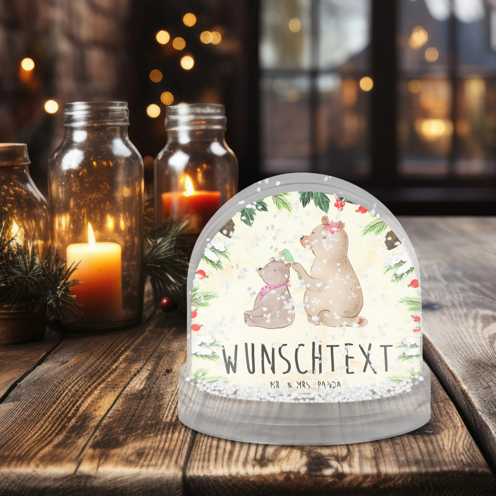 Personalisierte Schneekugel Bär Kind Personalisierte Schneekugel, Personalisierte Schüttelkugel, Personalisierte  Wunderkugel, Familie, Vatertag, Muttertag, Bruder, Schwester, Mama, Papa, Oma, Opa, Geschenk, Mutti, Mutter