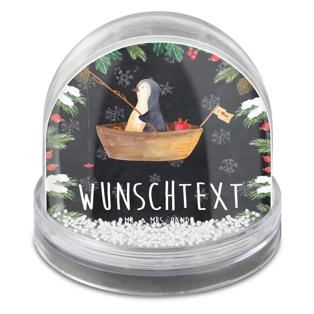 Personalisierte Schneekugel Pinguin Angelboot Personalisierte Schneekugel, Personalisierte Schüttelkugel, Personalisierte  Wunderkugel, Pinguin, Pinguine, Angeln, Boot, Angelboot, Lebenslust, Leben, genießen, Motivation, Neustart, Neuanfang, Trennung, Scheidung, Geschenkidee Liebeskummer