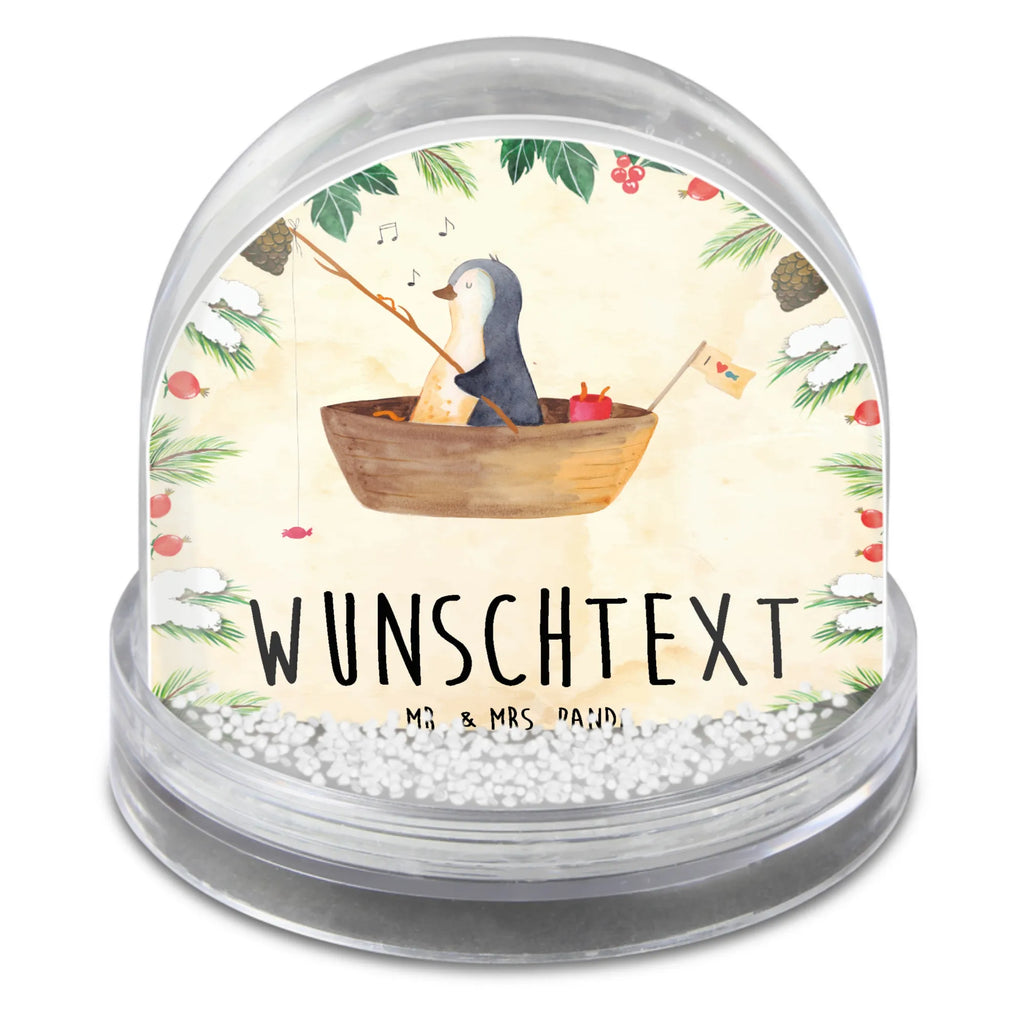 Personalisierte Schneekugel Pinguin Angelboot Personalisierte Schneekugel, Personalisierte Schüttelkugel, Personalisierte  Wunderkugel, Pinguin, Pinguine, Angeln, Boot, Angelboot, Lebenslust, Leben, genießen, Motivation, Neustart, Neuanfang, Trennung, Scheidung, Geschenkidee Liebeskummer