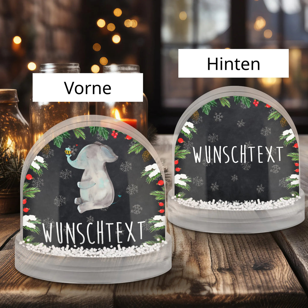 Personalisierte Schneekugel Elefant Biene Personalisierte Schneekugel, Personalisierte Schüttelkugel, Personalisierte  Wunderkugel, Tiermotive, Gute Laune, lustige Sprüche, Tiere, Elefant, Biene, Liebe, Liebesbeweis, Jahrestag, Liebesgeschenk, Heiratsantrag, Hochzeitsgeschenk, Liebesspruch