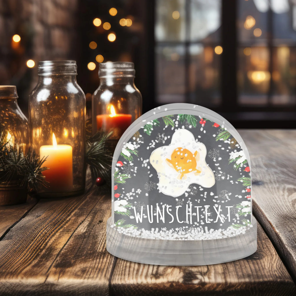 Personalisierte Schneekugel Spiegelei Ei Personalisierte Schneekugel, Personalisierte Schüttelkugel, Personalisierte  Wunderkugel, Tiermotive, Gute Laune, lustige Sprüche, Tiere, Ei, Spiegelei, Schön, Tag, Glücklich, Liebe