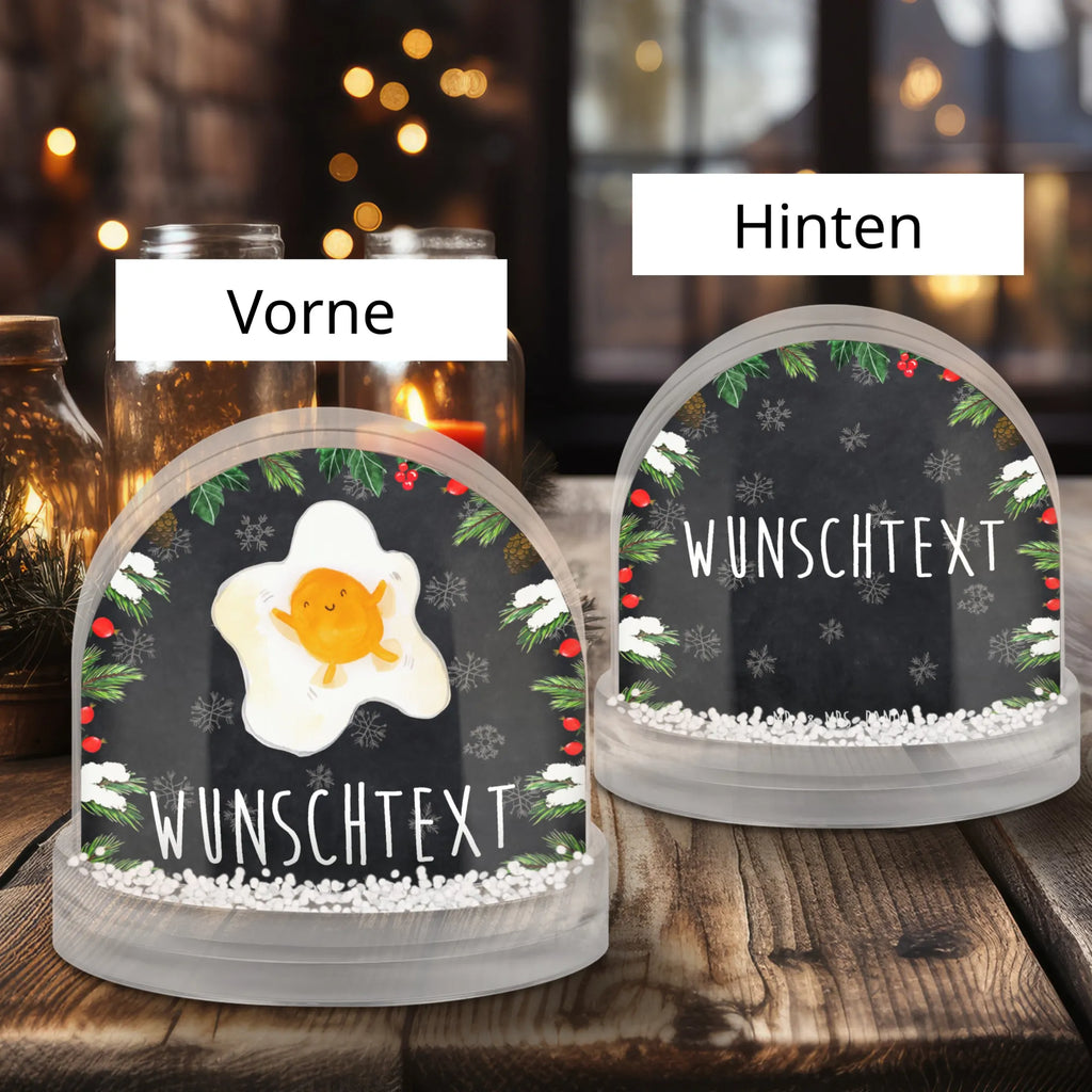 Personalisierte Schneekugel Spiegelei Ei Personalisierte Schneekugel, Personalisierte Schüttelkugel, Personalisierte  Wunderkugel, Tiermotive, Gute Laune, lustige Sprüche, Tiere, Ei, Spiegelei, Schön, Tag, Glücklich, Liebe