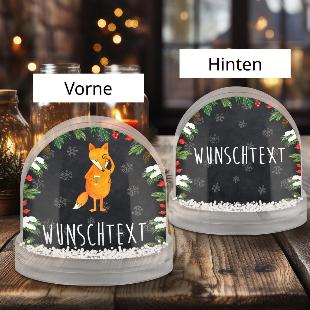 Personalisierte Schneekugel Fuchs Lord Personalisierte Schneekugel, Personalisierte Schüttelkugel, Personalisierte  Wunderkugel, Fuchs, Füchse, tröstende Worte, Spruch lustig, Liebeskummer Geschenk, Motivation Spruch, Problemlösung