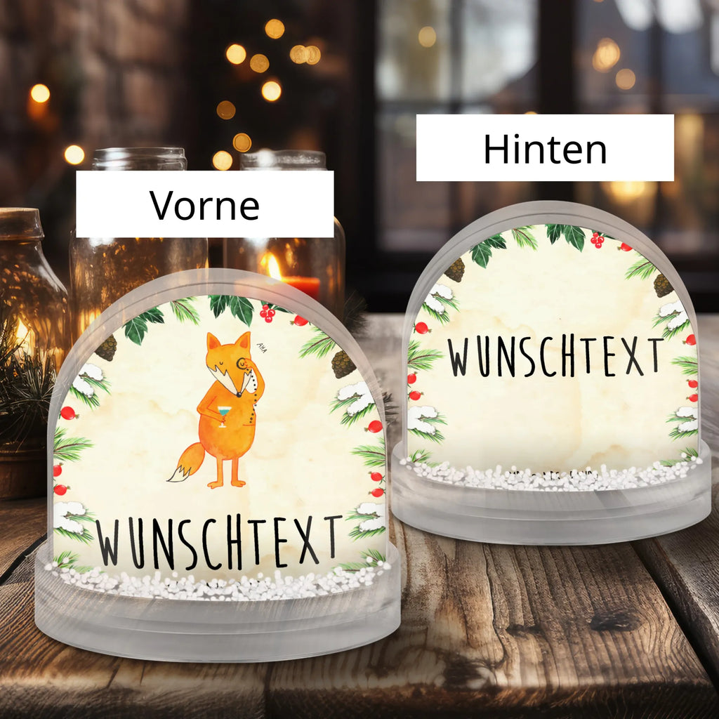 Personalisierte Schneekugel Fuchs Lord Personalisierte Schneekugel, Personalisierte Schüttelkugel, Personalisierte  Wunderkugel, Fuchs, Füchse, tröstende Worte, Spruch lustig, Liebeskummer Geschenk, Motivation Spruch, Problemlösung