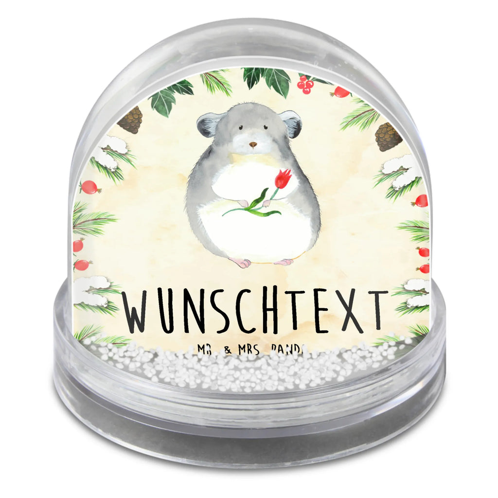 Personalisierte Schneekugel Chinchilla Blume Personalisierte Schneekugel, Personalisierte Schüttelkugel, Personalisierte  Wunderkugel, Tiermotive, Gute Laune, lustige Sprüche, Tiere, Chinchilla, Chinchillas, Liebeskummer, Kummer, Depressionen, traurig sein, Chaos, Glücklichsein, Büro, Büroalltag