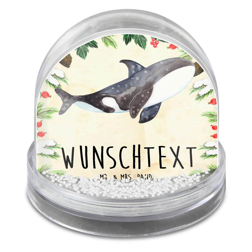 Personalisierte Schneekugel Orca Personalisierte Schneekugel, Personalisierte Schüttelkugel, Personalisierte  Wunderkugel, Meerestiere, Meer, Urlaub, Orca, Orcas, Killerwal, Wal, Möglichkeiten, Büro, Arbeit, Motivation, Selbstliebe, Neustart, Startup