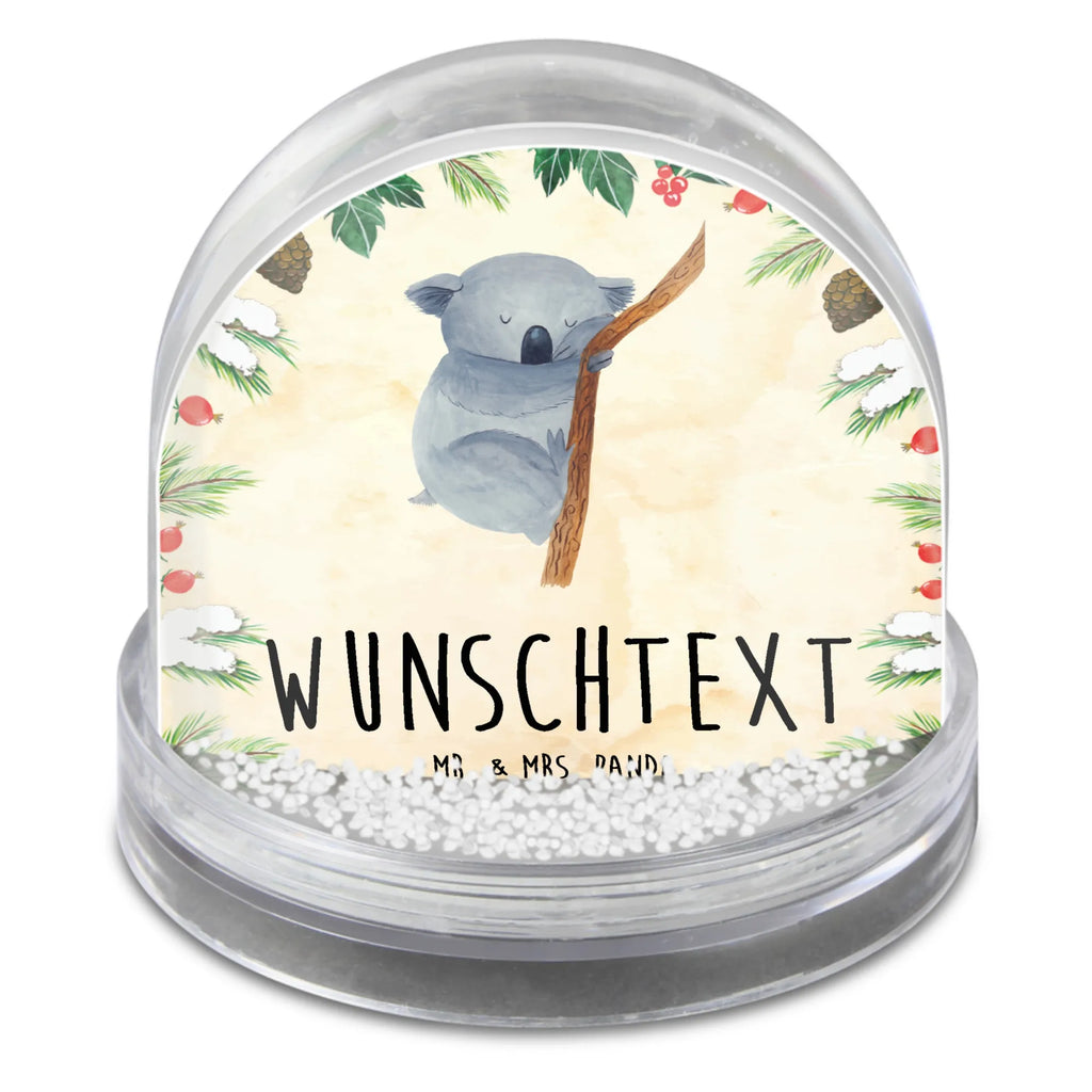 Personalisierte Schneekugel Koalabär Personalisierte Schneekugel, Personalisierte Schüttelkugel, Personalisierte  Wunderkugel, Tiermotive, Gute Laune, lustige Sprüche, Tiere, Koala, träumen, Traum, schlafen, Schlafzimmer, Traumland, Bär, Koalabär