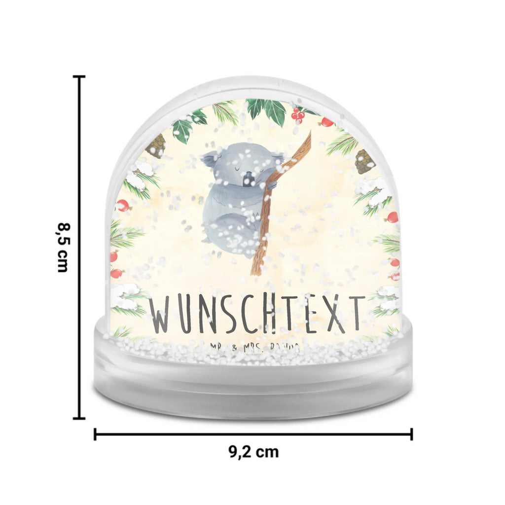 Personalisierte Schneekugel Koalabär Personalisierte Schneekugel, Personalisierte Schüttelkugel, Personalisierte  Wunderkugel, Tiermotive, Gute Laune, lustige Sprüche, Tiere, Koala, träumen, Traum, schlafen, Schlafzimmer, Traumland, Bär, Koalabär