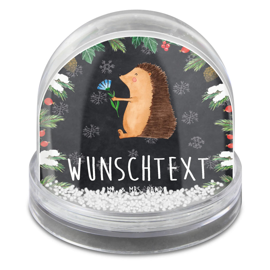 Personalisierte Schneekugel Igel Blumen Personalisierte Schneekugel, Personalisierte Schüttelkugel, Personalisierte  Wunderkugel, Tiermotive, Gute Laune, lustige Sprüche, Tiere, Igel, Gute Besserung, Genesungswünsche, Krankheit, Krankenhaus, krank, Besuch