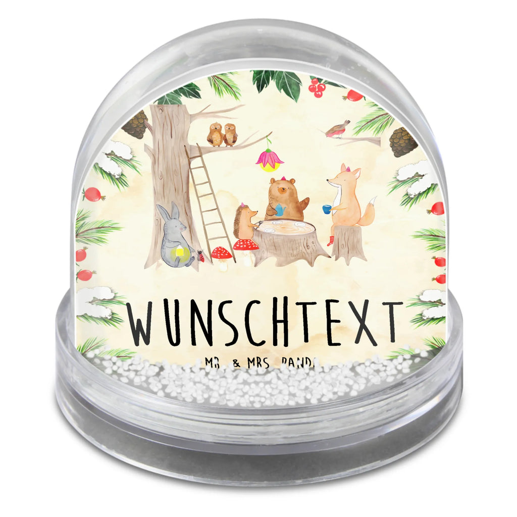 Personalisierte Schneekugel Waldtiere Picknick Personalisierte Schneekugel, Personalisierte Schüttelkugel, Personalisierte  Wunderkugel, Tiermotive, Gute Laune, lustige Sprüche, Tiere, Waldtiere, Picknick, Wald, Fuchs, Hase, Igel, Maus, Eichhörnchen