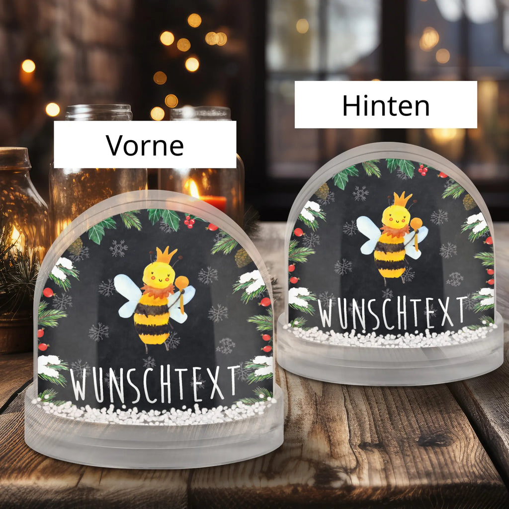 Personalisierte Schneekugel Biene König Personalisierte Schneekugel, Personalisierte Schüttelkugel, Personalisierte  Wunderkugel, Biene, Wespe, Hummel