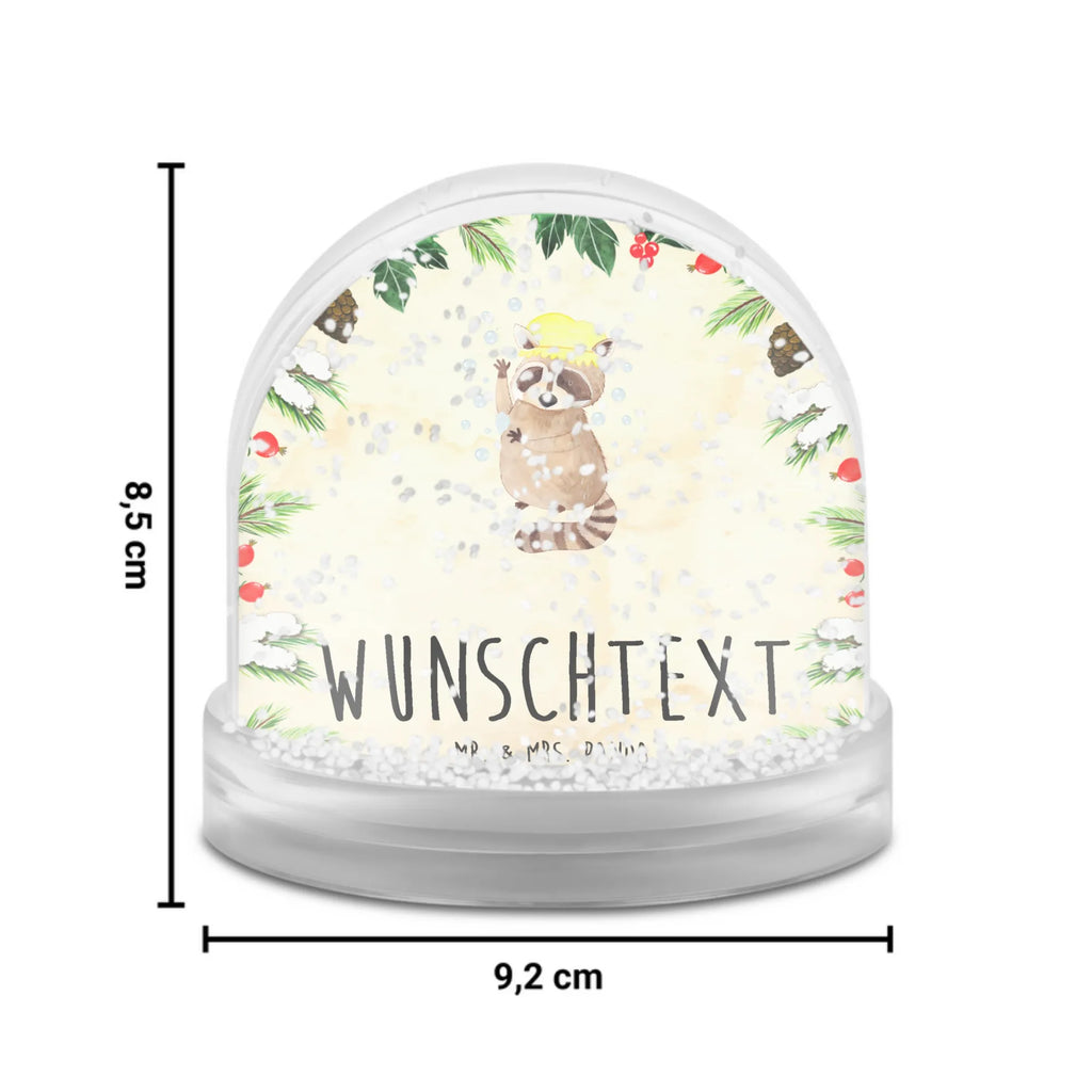 Personalisierte Schneekugel Waschbär Personalisierte Schneekugel, Personalisierte Schüttelkugel, Personalisierte  Wunderkugel, Tiermotive, Gute Laune, lustige Sprüche, Tiere, Waschbär, Tagträumen, Plan, Fröhlich, waschen, Seifenblasen