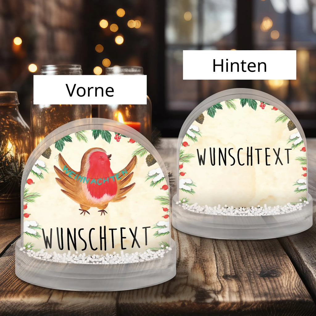 Personalisierte Schneekugel Rotkehlchen Weihnachten Personalisierte Schneekugel, Personalisierte Schüttelkugel, Personalisierte  Wunderkugel, Winter, Weihnachten, Weihnachtsdeko, Nikolaus, Advent, Heiligabend, Wintermotiv, Frohe Weihnachten, Weihnachtsmotiv, Weihnachtsgruß, Vogel, xmas