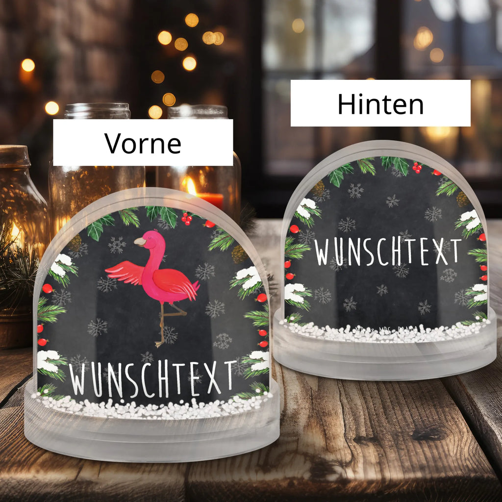 Personalisierte Schneekugel Flamingo Yoga Personalisierte Schneekugel, Personalisierte Schüttelkugel, Personalisierte  Wunderkugel, Flamingo, Vogel, Yoga, Namaste, Achtsamkeit, Yoga-Übung, Entspannung, Ärger, Aufregen, Tiefenentspannung