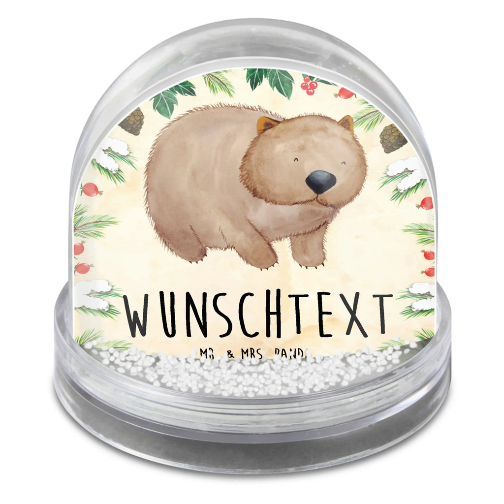 Personalisierte Schneekugel Wombat Personalisierte Schneekugel, Personalisierte Schüttelkugel, Personalisierte  Wunderkugel, Tiermotive, Gute Laune, lustige Sprüche, Tiere, Wombat, Das Leben ist schön, Motivation, Spruch, Australien