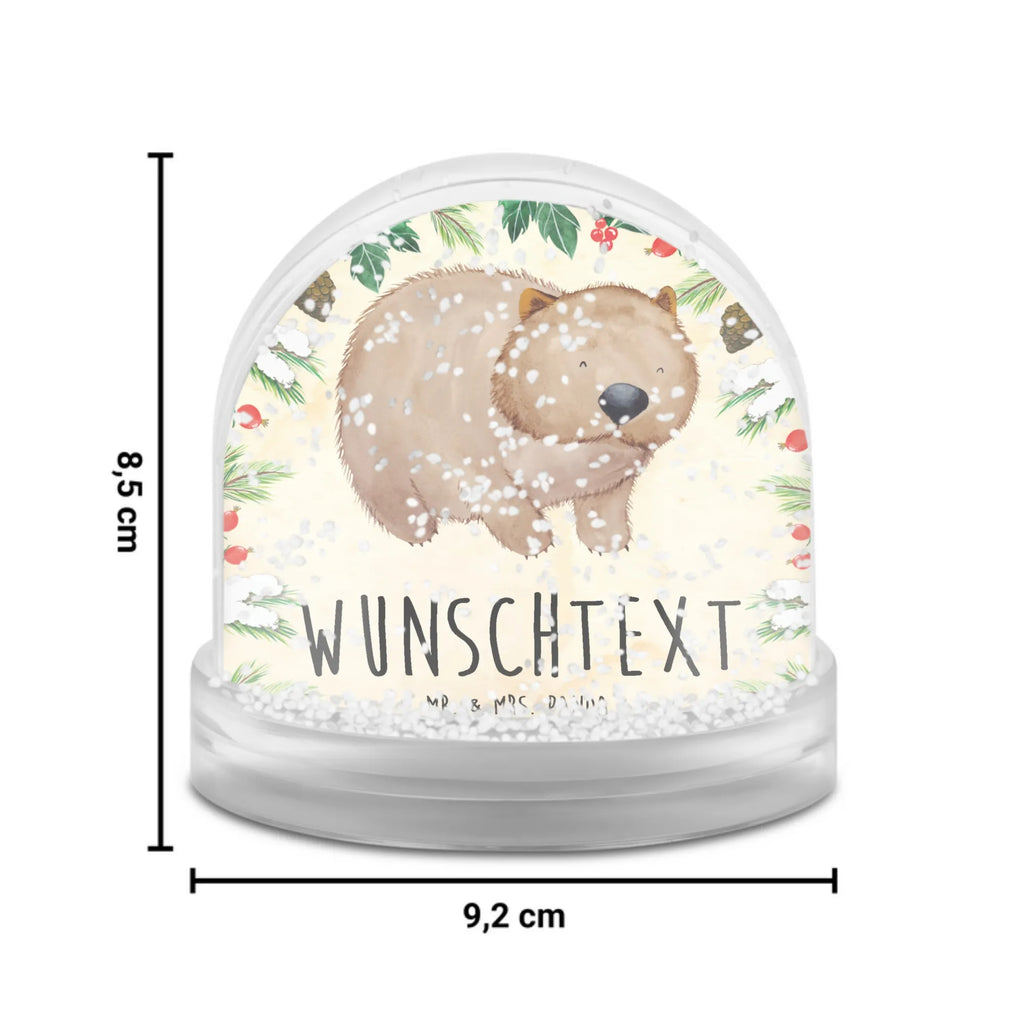 Personalisierte Schneekugel Wombat Personalisierte Schneekugel, Personalisierte Schüttelkugel, Personalisierte  Wunderkugel, Tiermotive, Gute Laune, lustige Sprüche, Tiere, Wombat, Das Leben ist schön, Motivation, Spruch, Australien