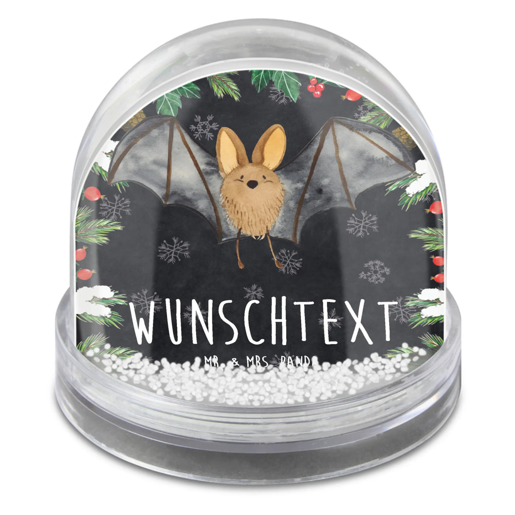 Personalisierte Schneekugel Fledermaus Flügel Personalisierte Schneekugel, Personalisierte Schüttelkugel, Personalisierte  Wunderkugel, Tiermotive, Gute Laune, lustige Sprüche, Tiere