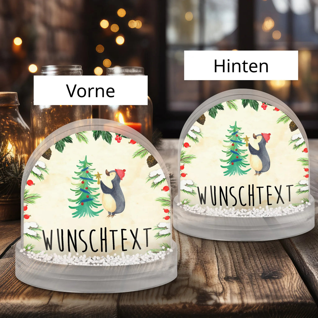 Personalisierte Schneekugel Pinguin Weihnachtsbaum Personalisierte Schneekugel, Personalisierte Schüttelkugel, Personalisierte  Wunderkugel, Winter, Weihnachten, Weihnachtsdeko, Nikolaus, Advent, Heiligabend, Wintermotiv, Pinguin