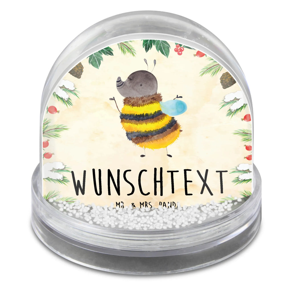 Personalisierte Schneekugel Hummel flauschig Personalisierte Schneekugel, Personalisierte Schüttelkugel, Personalisierte  Wunderkugel, Tiermotive, Gute Laune, lustige Sprüche, Tiere, Hummel, Flauschig, Biene, Blume, Natur