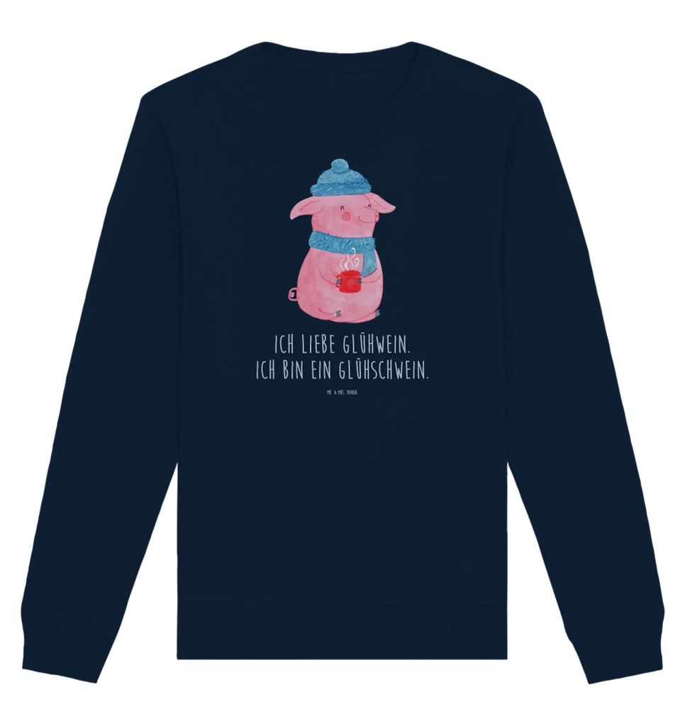 Organic Pullover Schwein Glühwein Pullover, Pullover Männer, Pullover Frauen, Sweatshirt, Sweatshirt Männer, Sweatshirt Frauen, Unisex, Winter, Weihnachten, Weihnachtsdeko, Nikolaus, Advent, Heiligabend, Wintermotiv, Glühschwein, Glühwein, Weihnachtsmarkt, Punsch