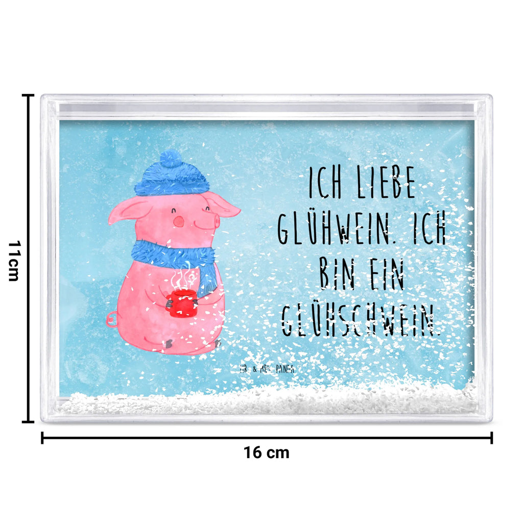 Schüttelrahmen Schwein Glühwein Winter, Weihnachten, Weihnachtsdeko, Nikolaus, Advent, Heiligabend, Wintermotiv, Glühschwein, Glühwein, Weihnachtsmarkt, Punsch