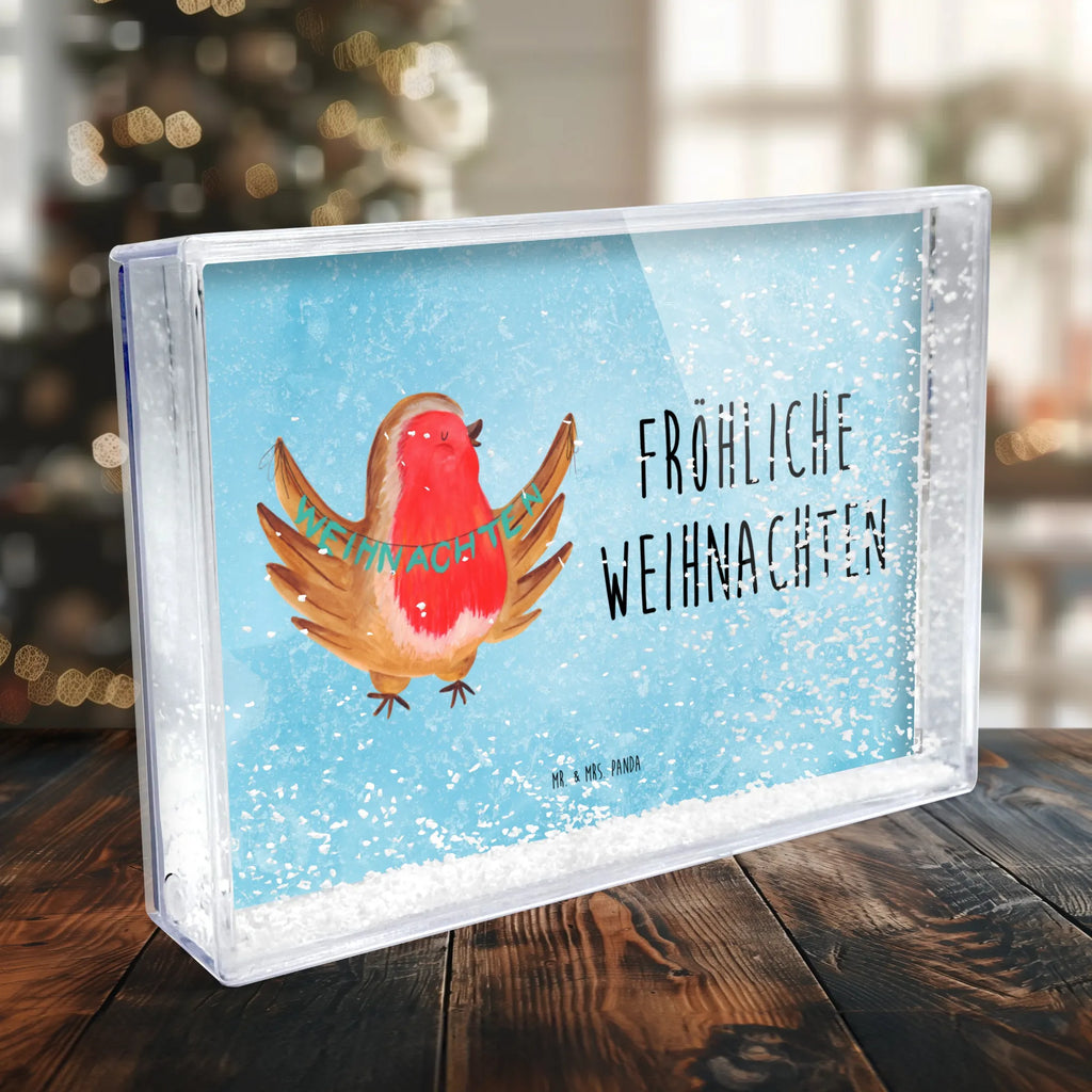 Schüttelrahmen Rotkehlchen Weihnachten Winter, Weihnachten, Weihnachtsdeko, Nikolaus, Advent, Heiligabend, Wintermotiv, Frohe Weihnachten, Weihnachtsmotiv, Weihnachtsgruß, Vogel, xmas